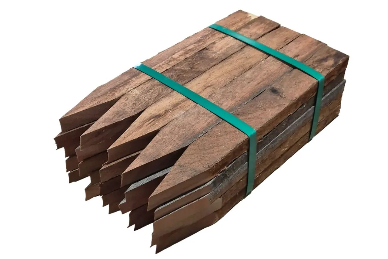 Australian hardwood stakes for revegetation and landscaping projects