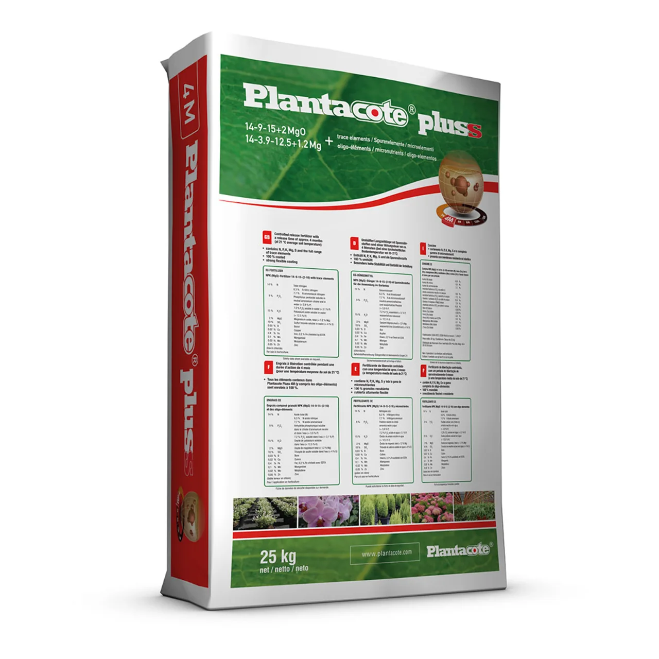 Plantacote Pluss Controlled Release Fertiliser — 25kg · 4 Months · Each