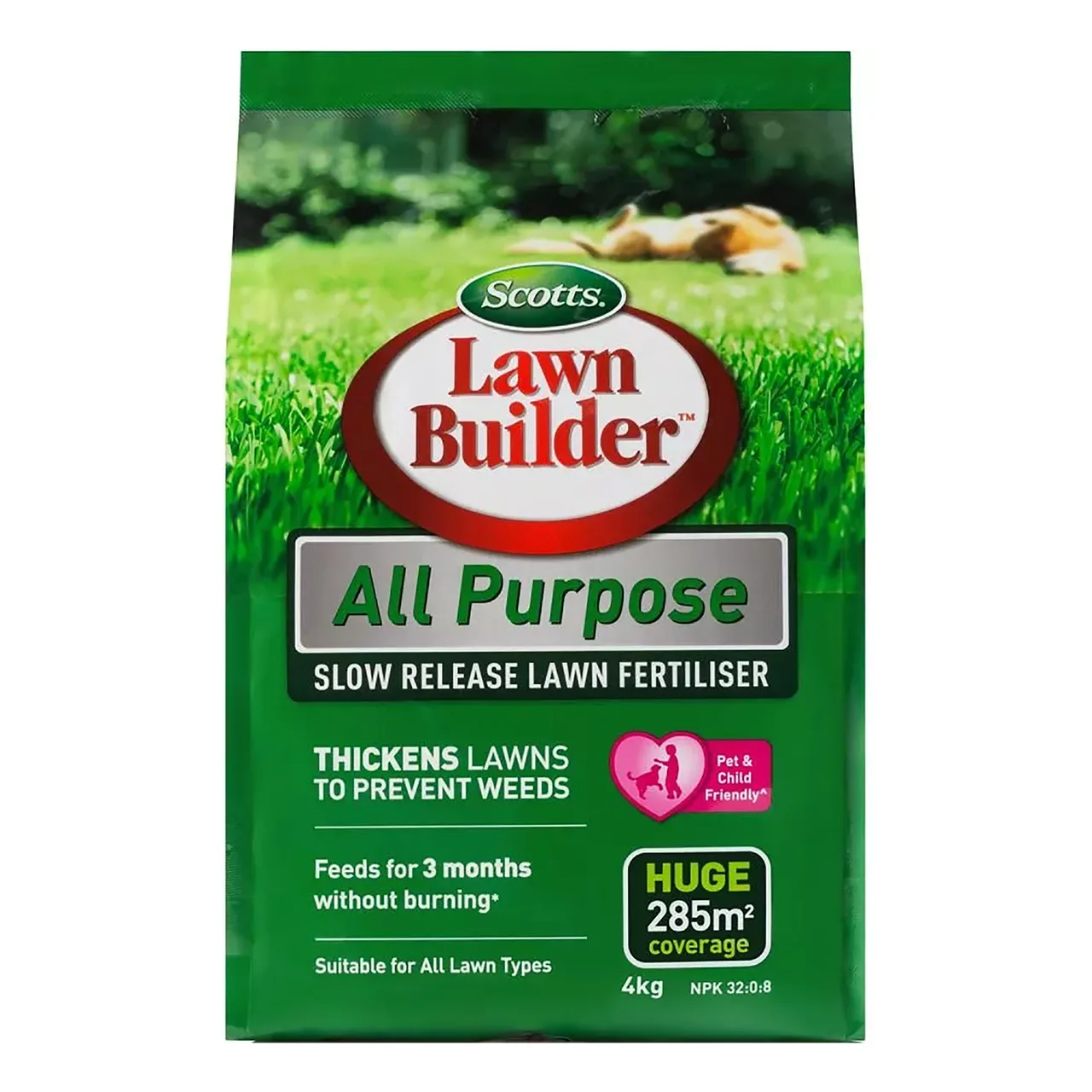 Lawn Builder All Purpose Slow Release Lawn Fertiliser — 4 Kg · Each