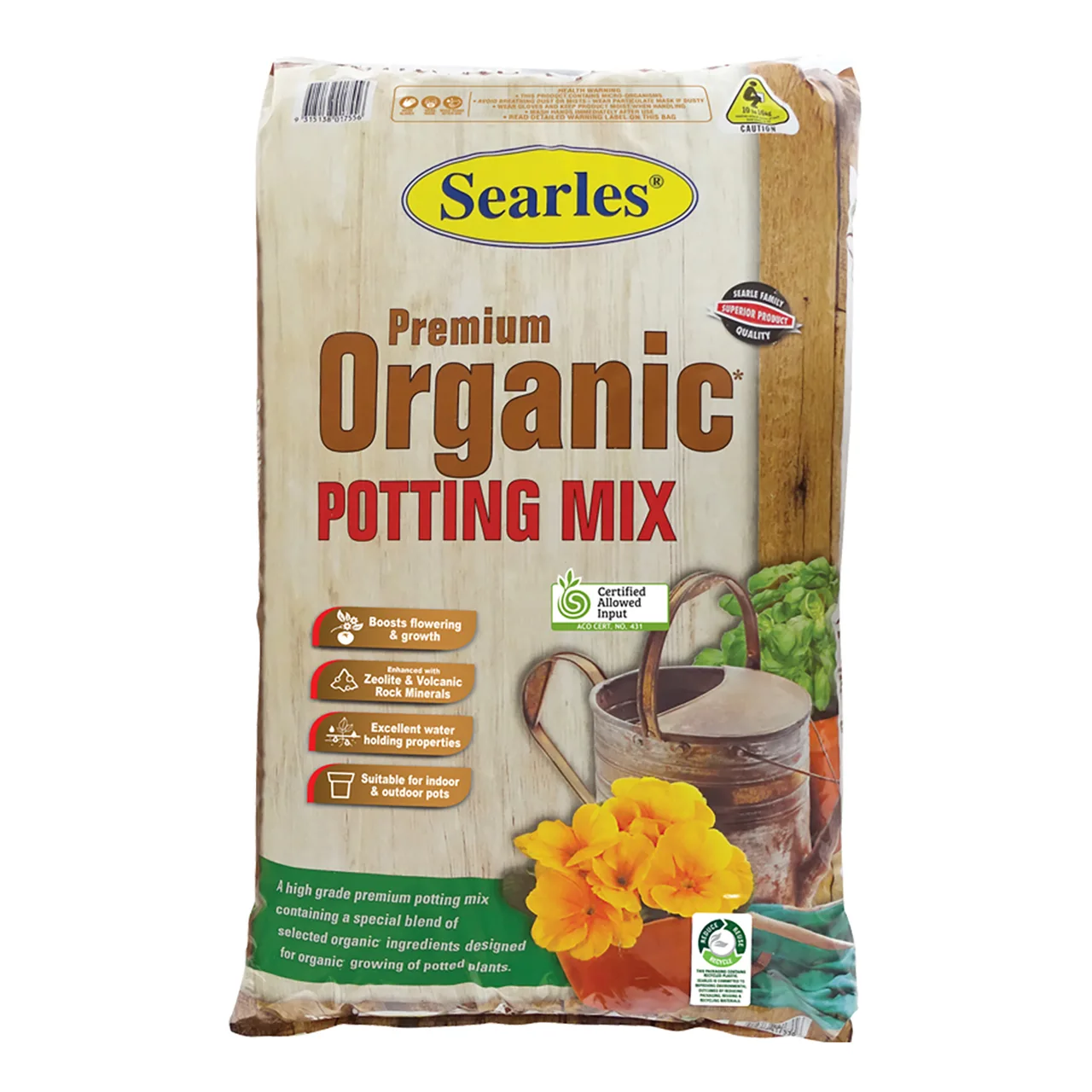 Premium Organic Potting Mix — 30 Litre