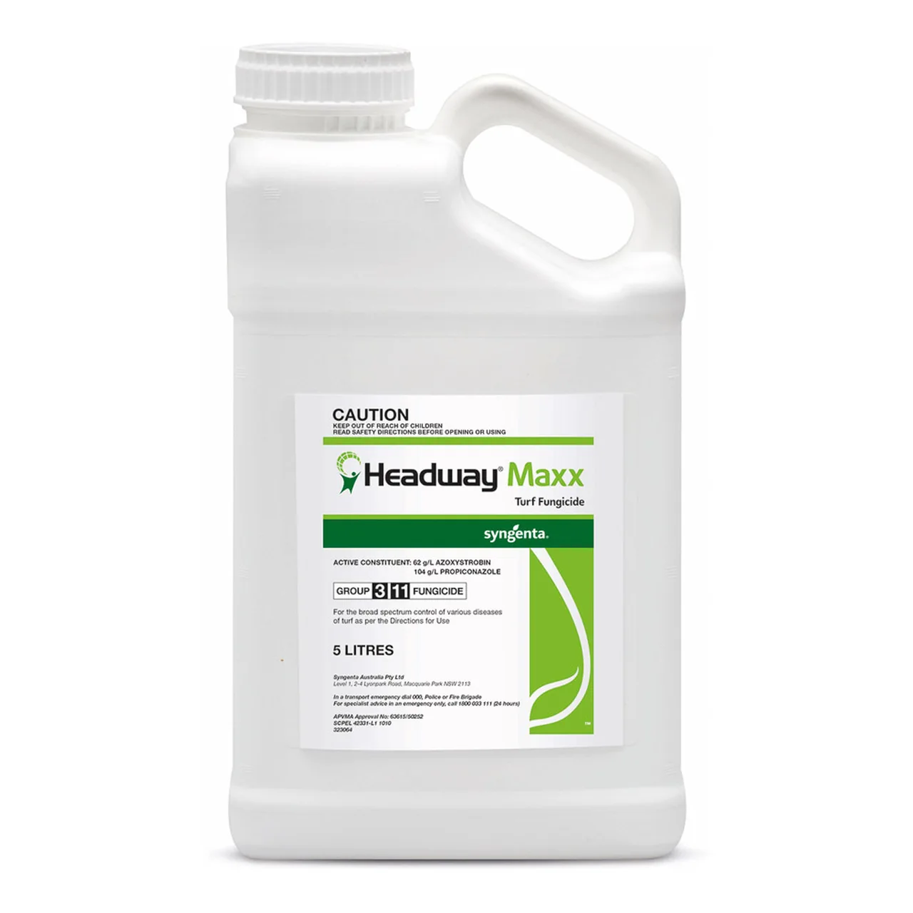 Headway Maxx Turf Fungicide — 5 Litre