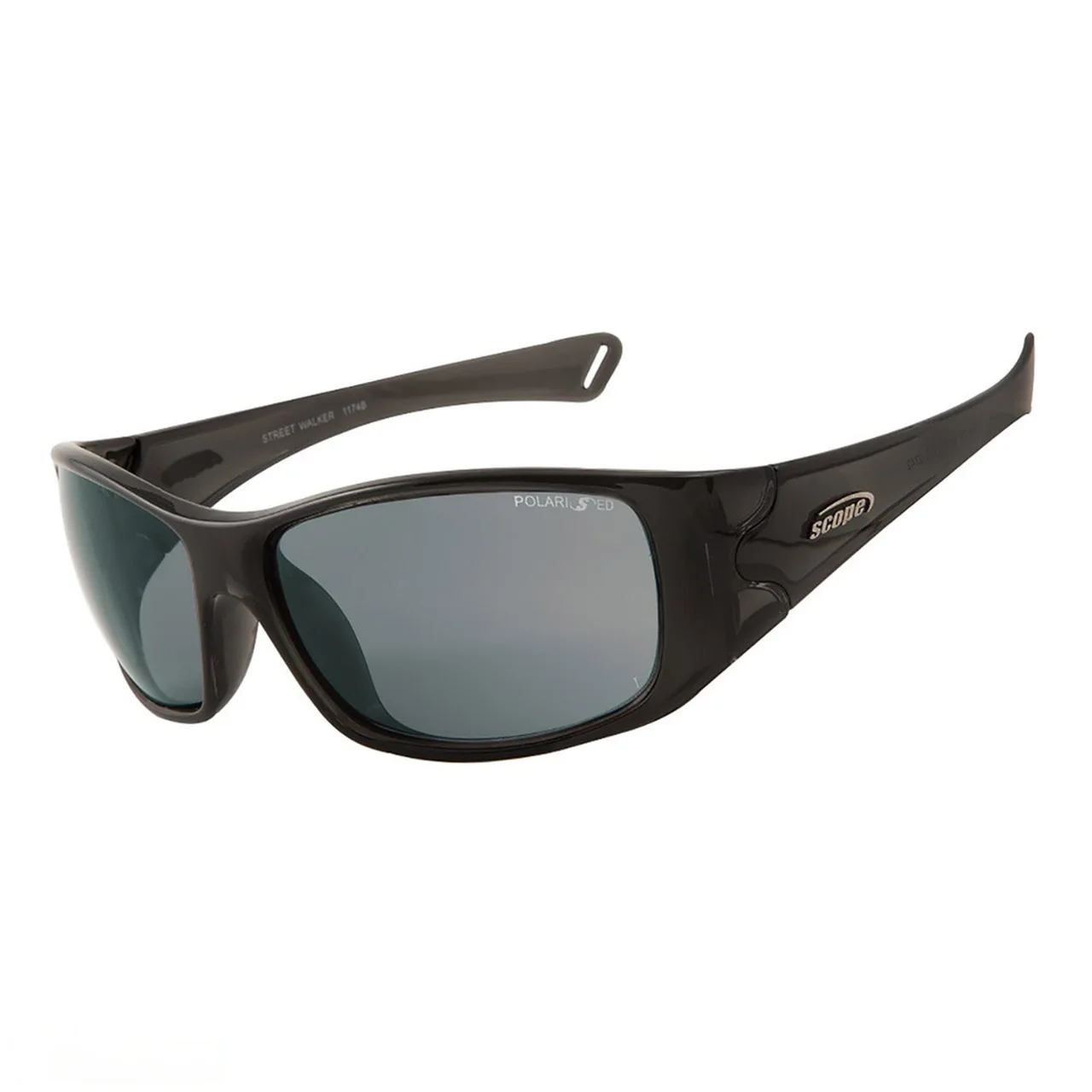 Street Walker Safety Glasses — Black Polarised