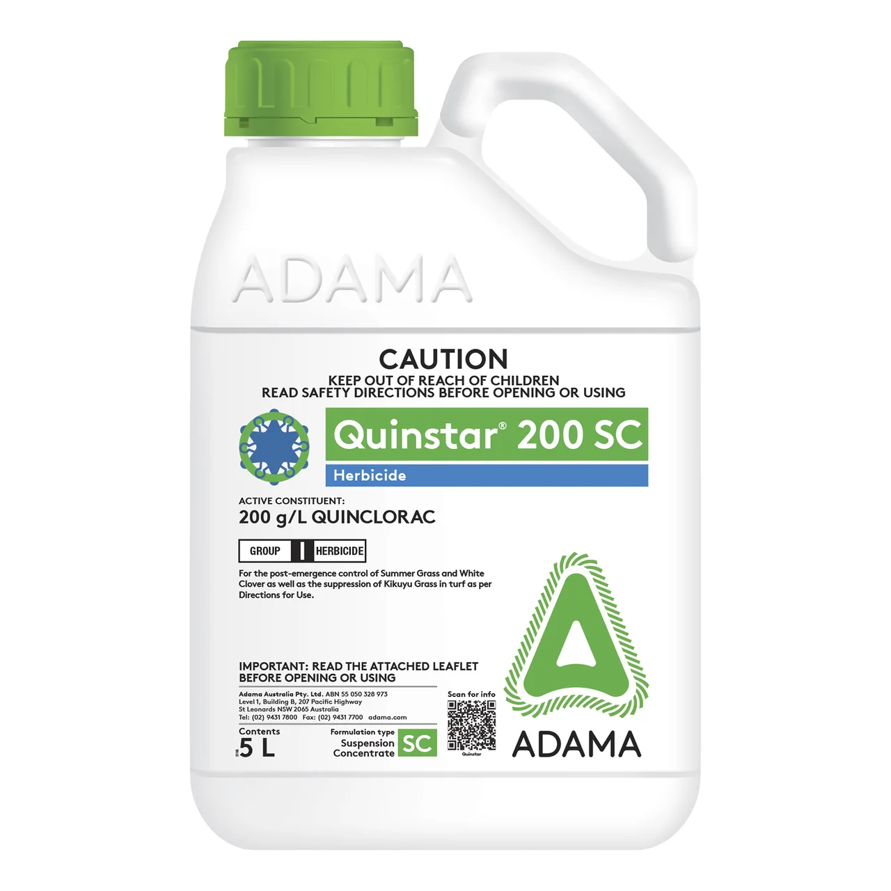 Quinstar 200SC Herbicide — 5 Litre