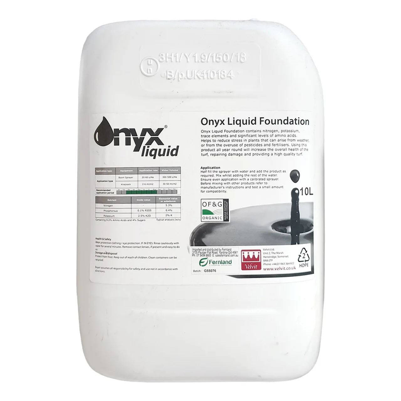 Bio Foundation Liquid Fertiliser — 10 Litre
