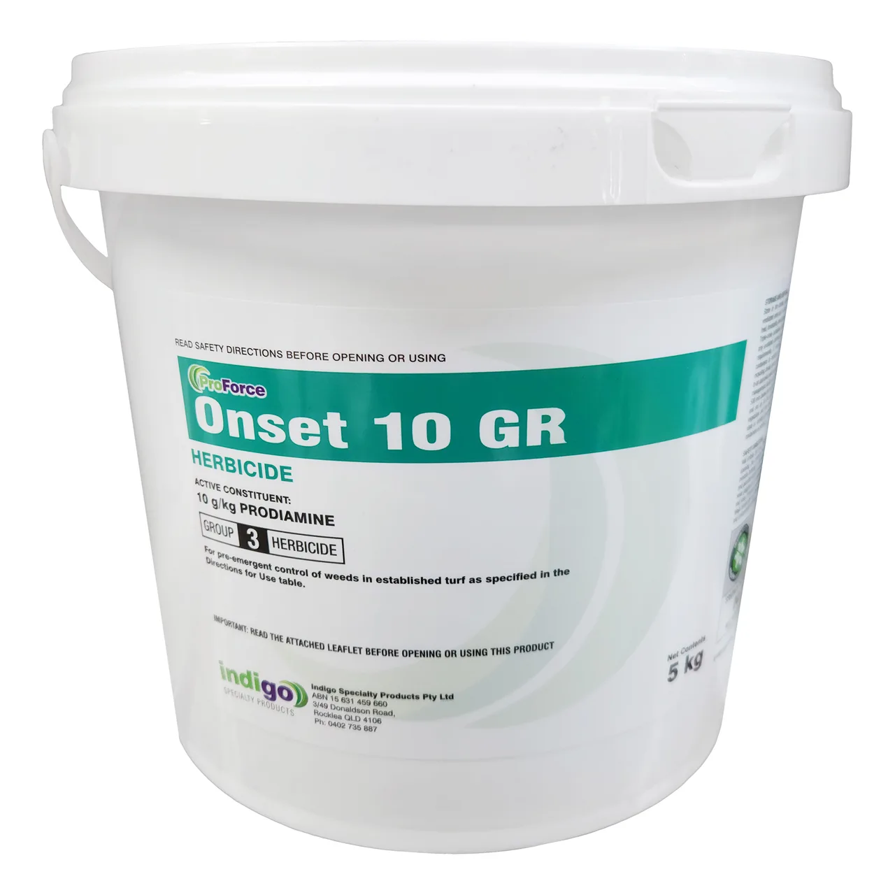 Onset 10 GR Pre-Emergent Herbicide — 5kg · Each