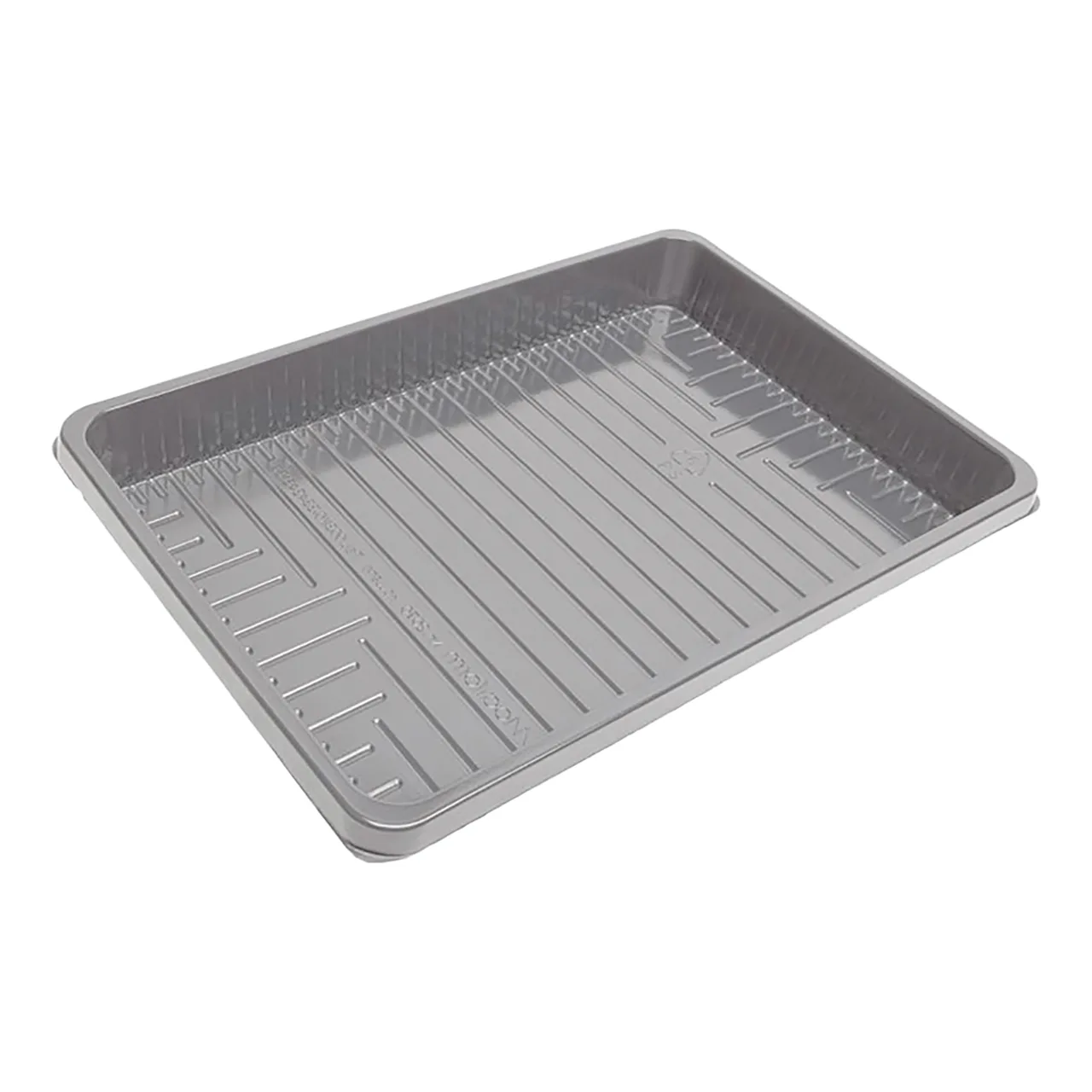 Large Drip Tray, 595 x 400 x 65mm — Pack of 80 · Pristine Grey