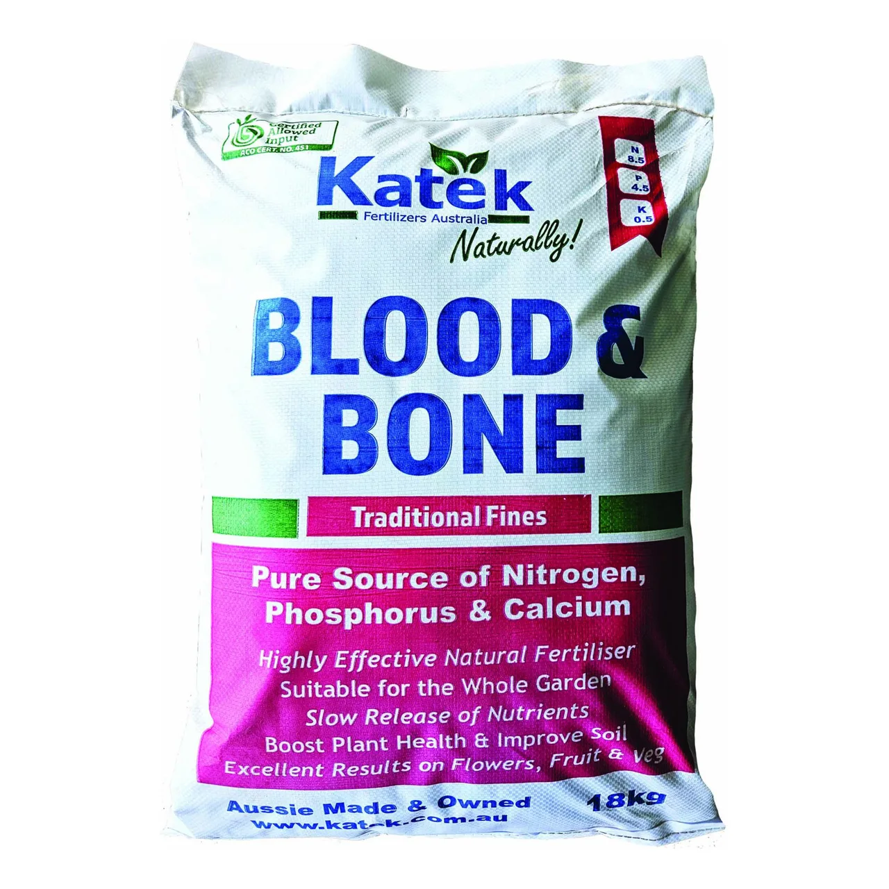 Blood & Bone Fines — 18kg · Each