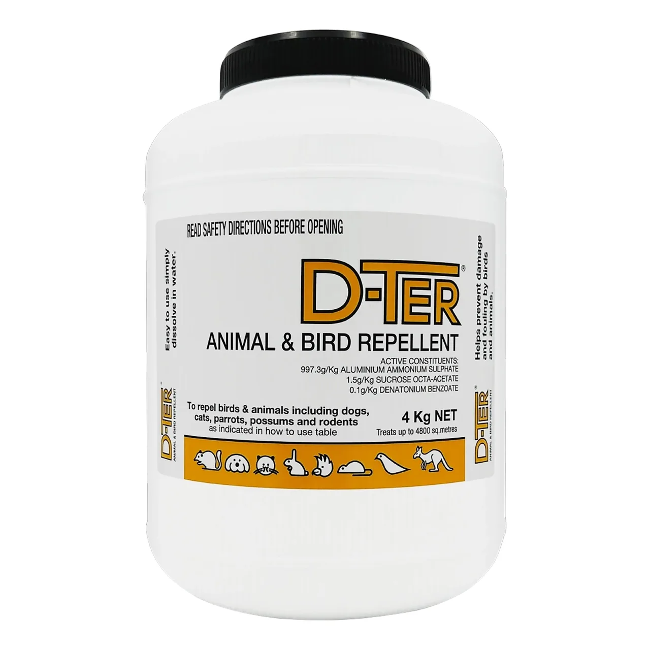 D-TER Animal & Bird | Repellent — 4kg