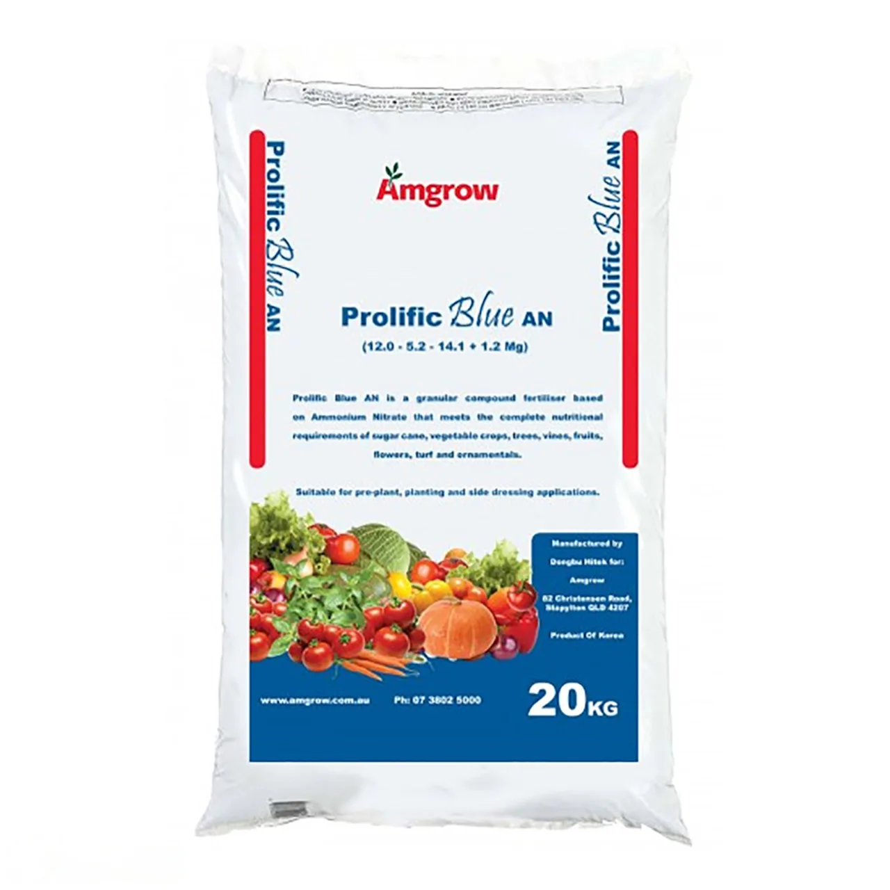 Prolific Blue AN Compound Fertiliser — 20kg · Each