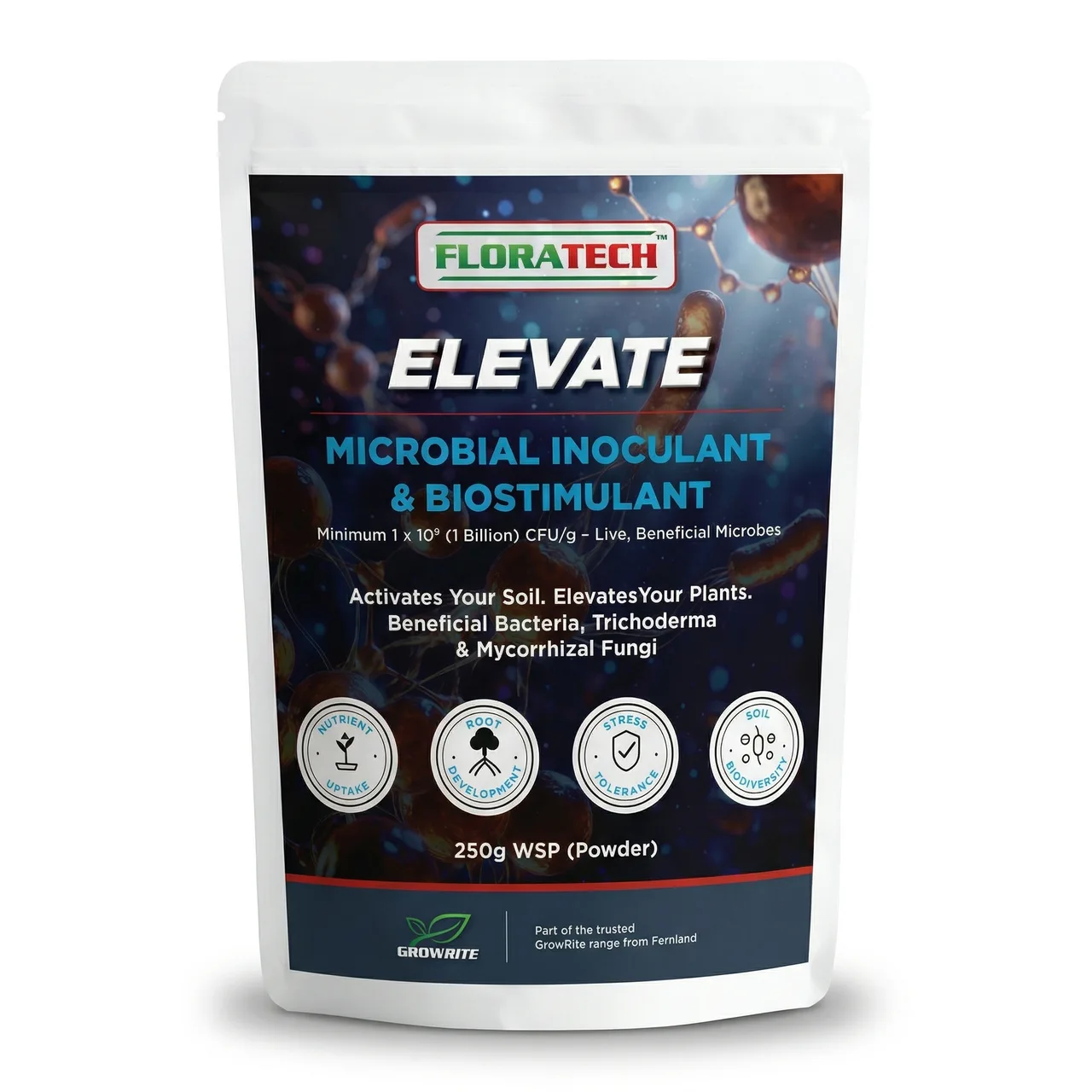 Elevate | Microbial Inoculant & Biostimulant — 250 grams · Each