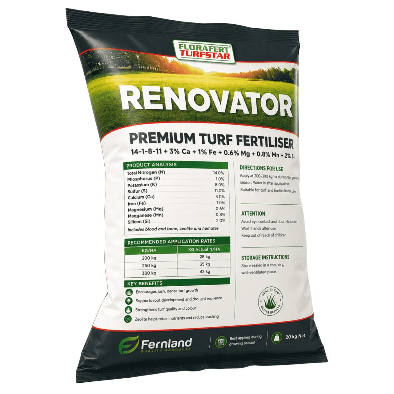 FloraFert TurfStar Renovator Turf Fertiliser