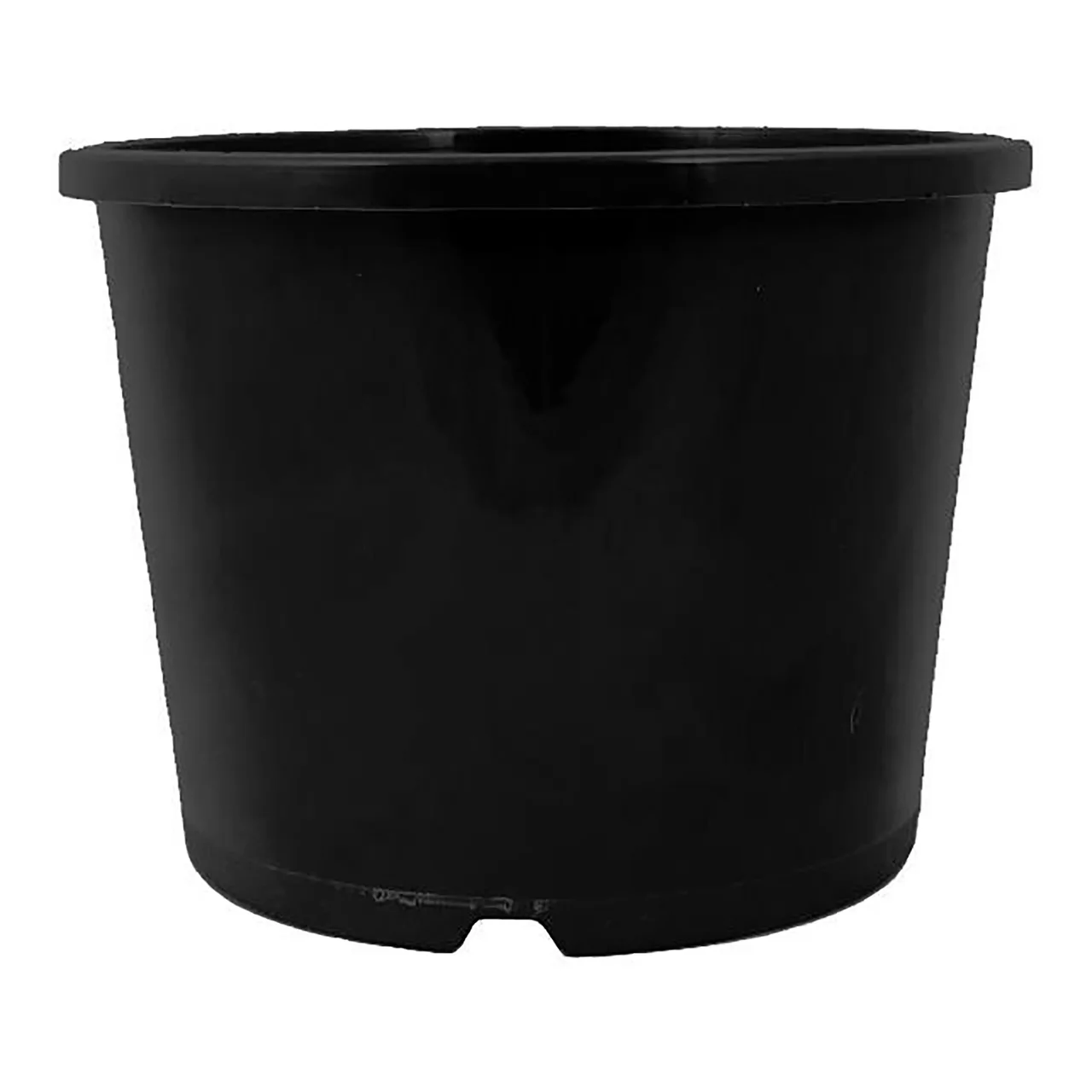 200mmØ Squat Euro Pot — Pack of 10 · Black