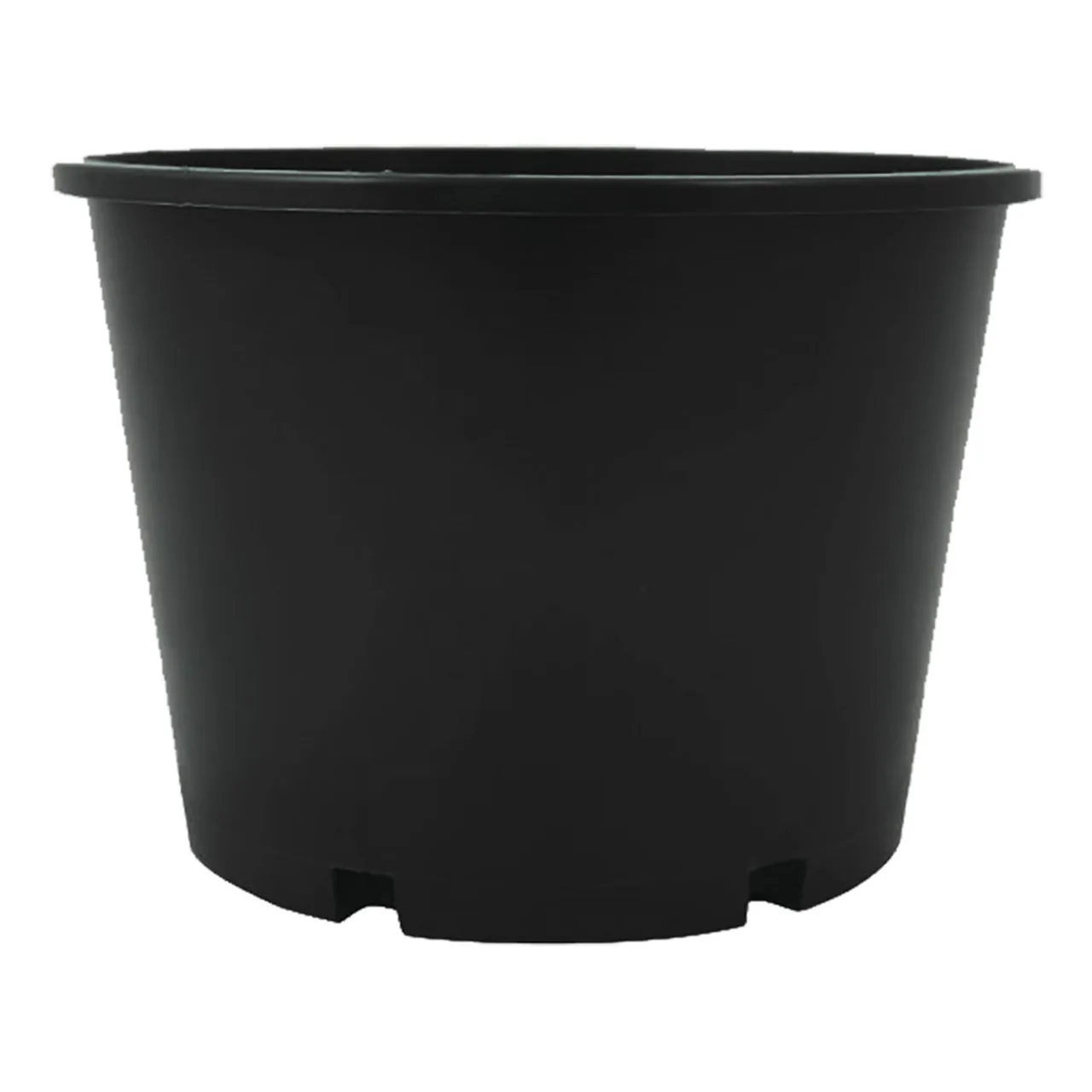 165mmØ Squat Pot — Pack of 10 · Black