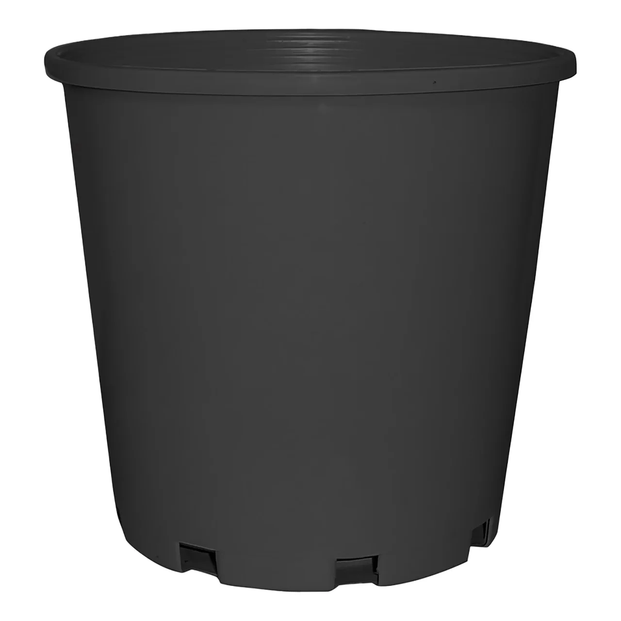 180mmØ Slimline Pot — Pack of 10 · Black