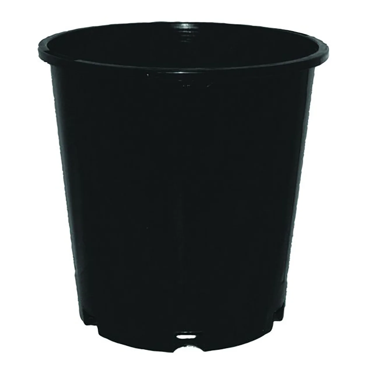 140mmØ Slimline Pot — Pack of 10 · Black