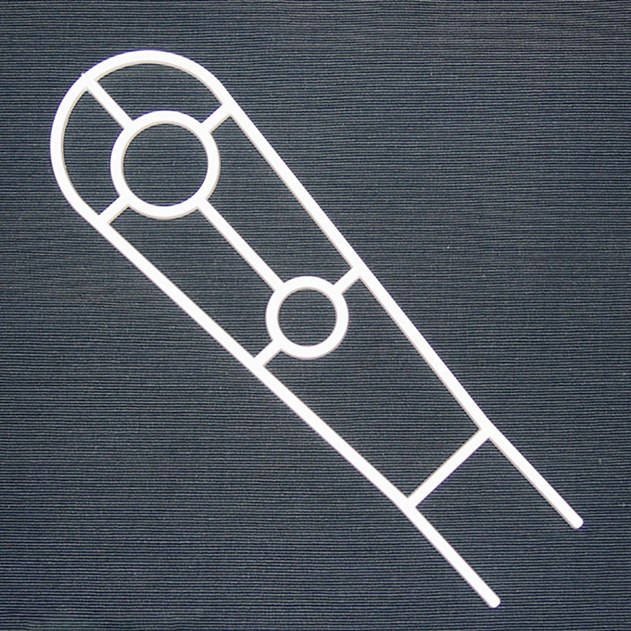 Trainer/Ladder Plastic 300mm Round Top — Each · White