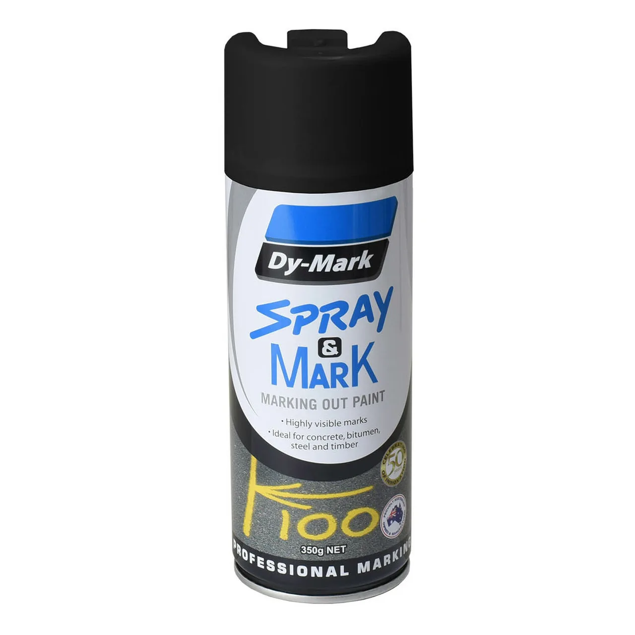 Spray & Mark Aerosol Paint — 350g · Each · Black