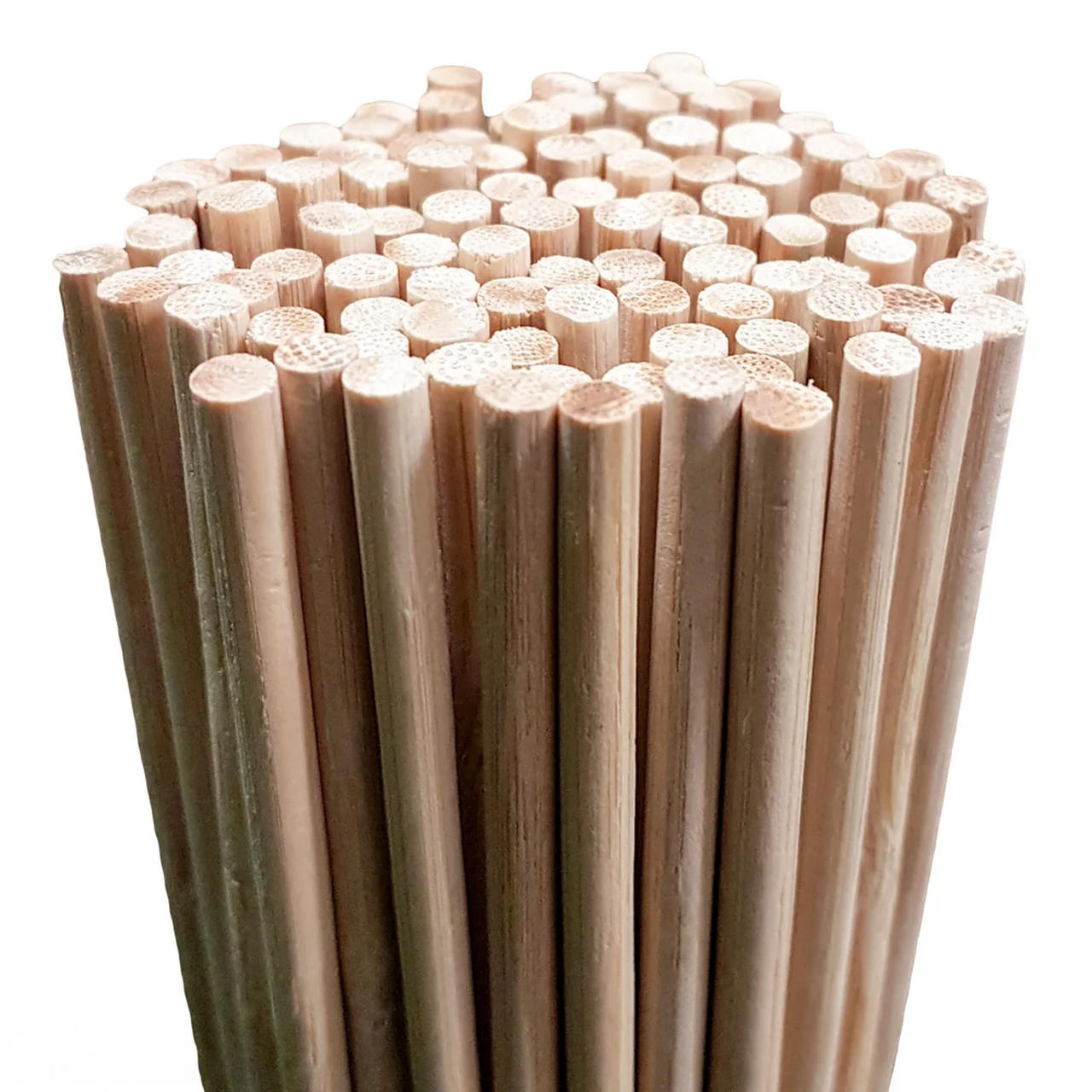 Bamboo Flower Sticks Waxed 45cm — 45cm Long · Bale of 5000