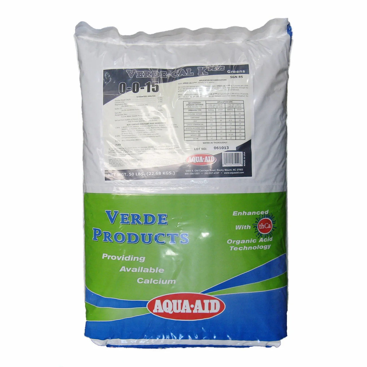 Verde-Cal K-Plus — 22.68kg · Each · Greens, 85SGN