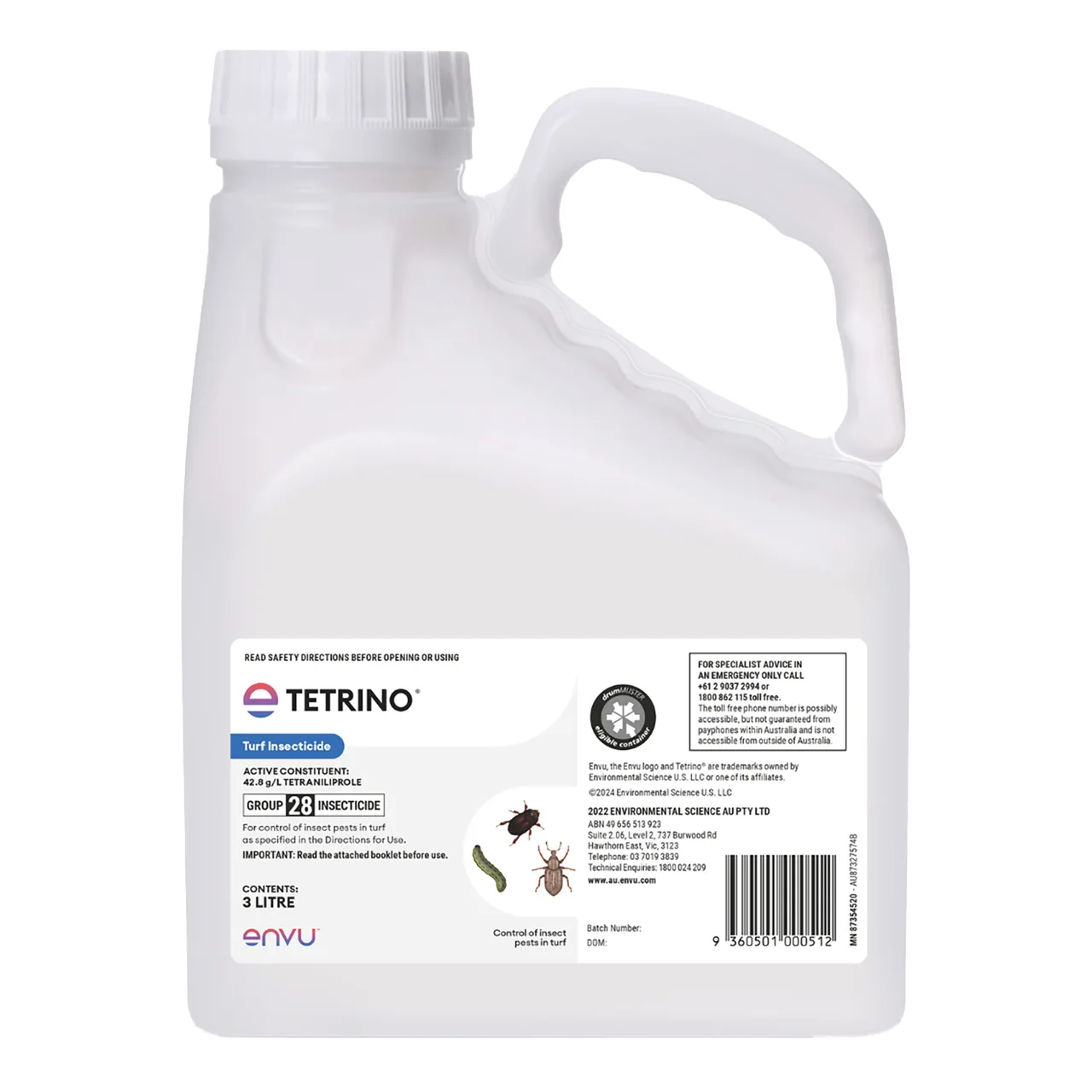 Tetrino Turf Insecticide — 3 Litre