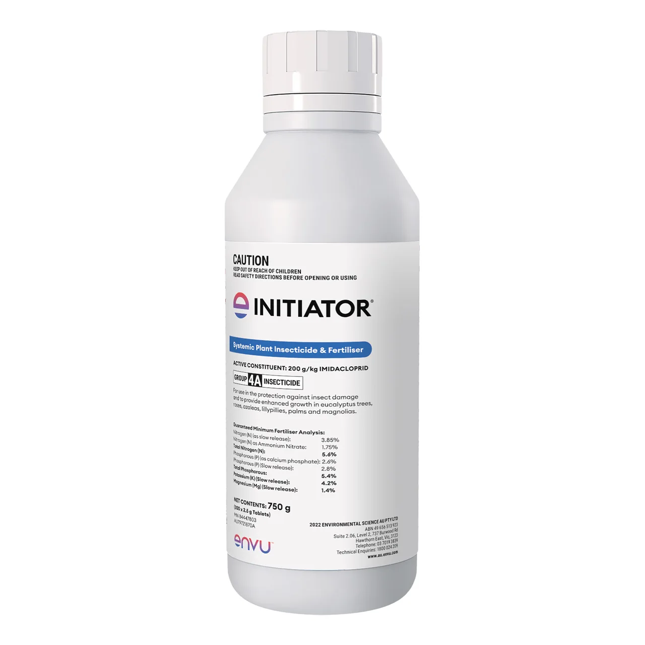 Initiator Systemic Plant Insecticide & Fertiliser Tablets — 750g (300 x 2.5g Tablets)