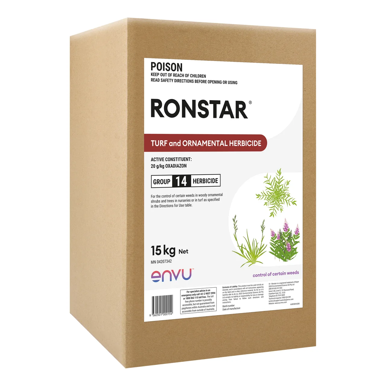 Ronstar Pre-emergent Herbicide for Turf & Ornamentals — 15kg