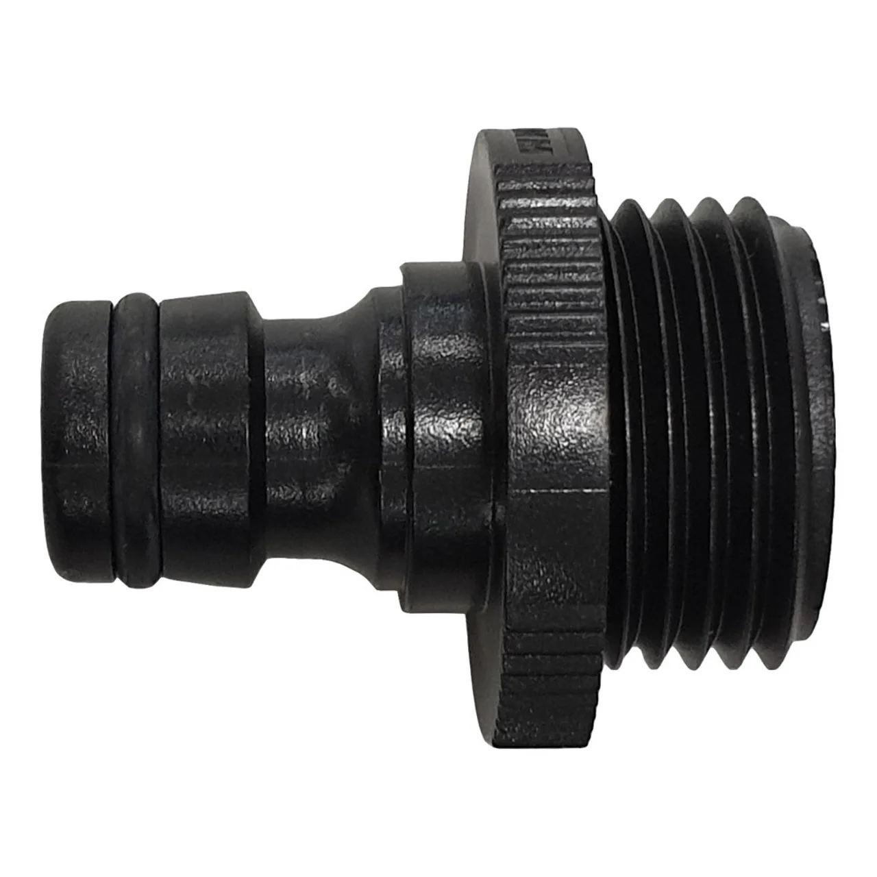 Plastic Adaptor from USA 3/4" NB (1 1/16" OD) to 12mm Click-on