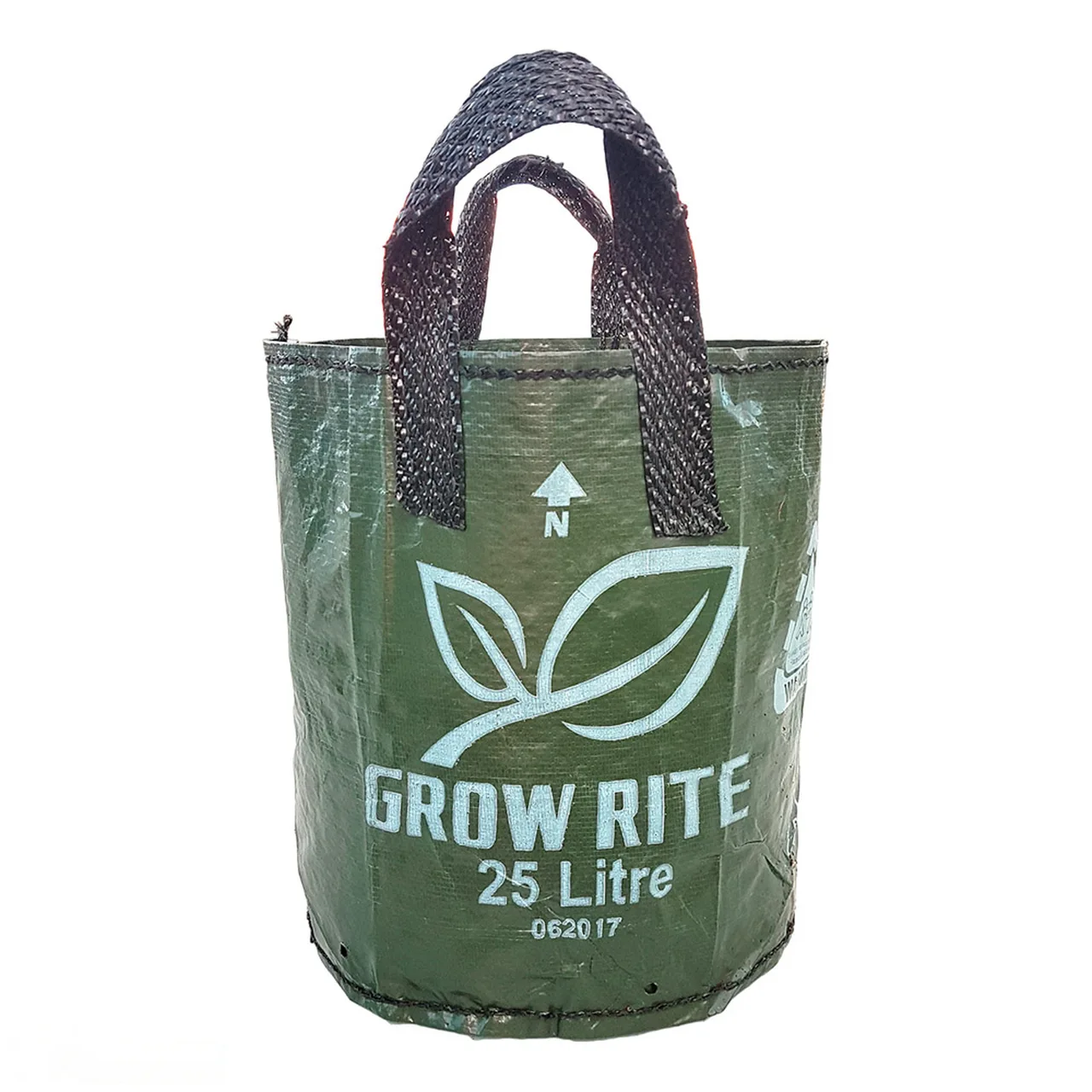XHD Woven Plastic Plant Bag with 2 Handles, 25L — 300mmØ x 350mm · Pack of 100