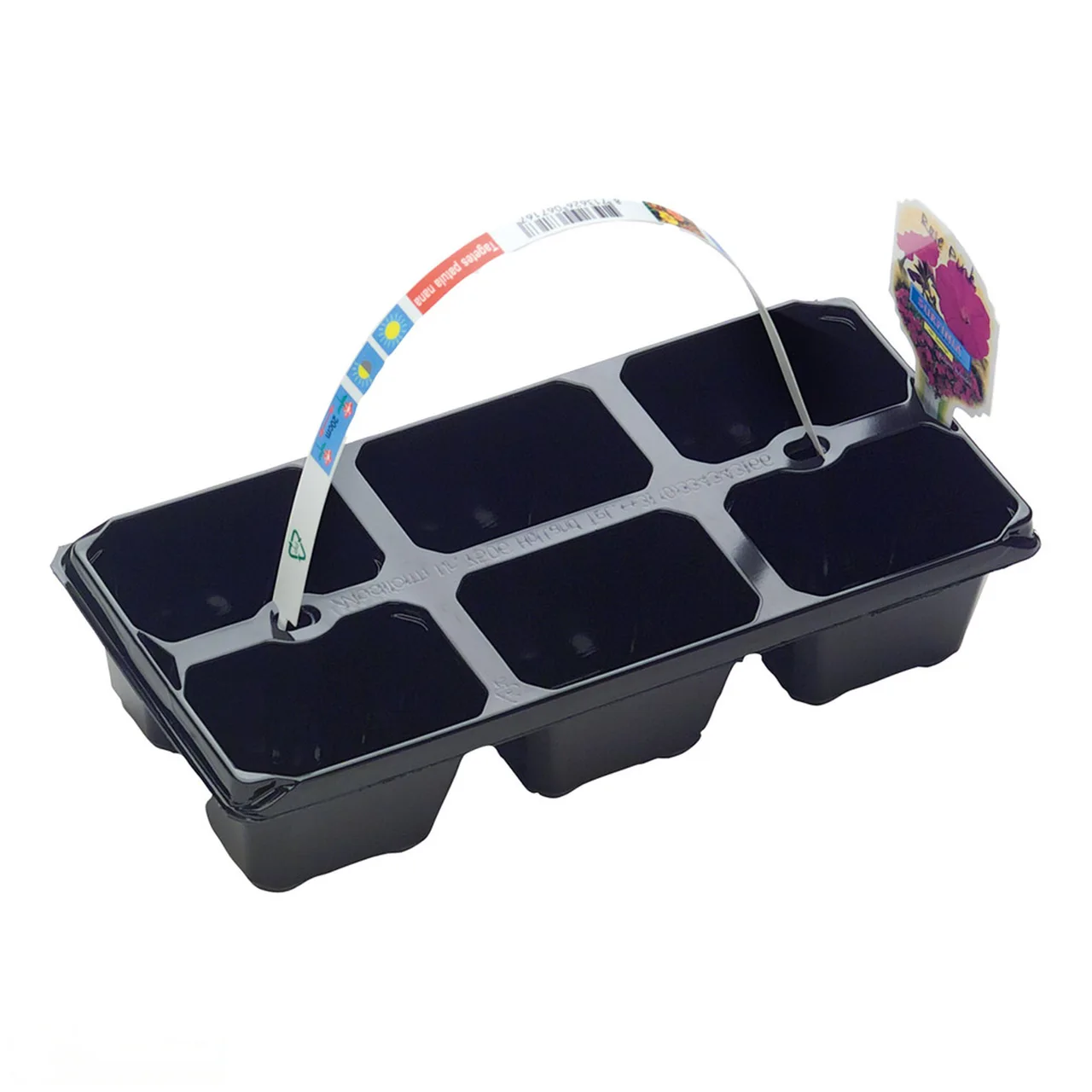 Endpack 6 Cell, 280x120x55mm  192mL — Pack of 10 · Black