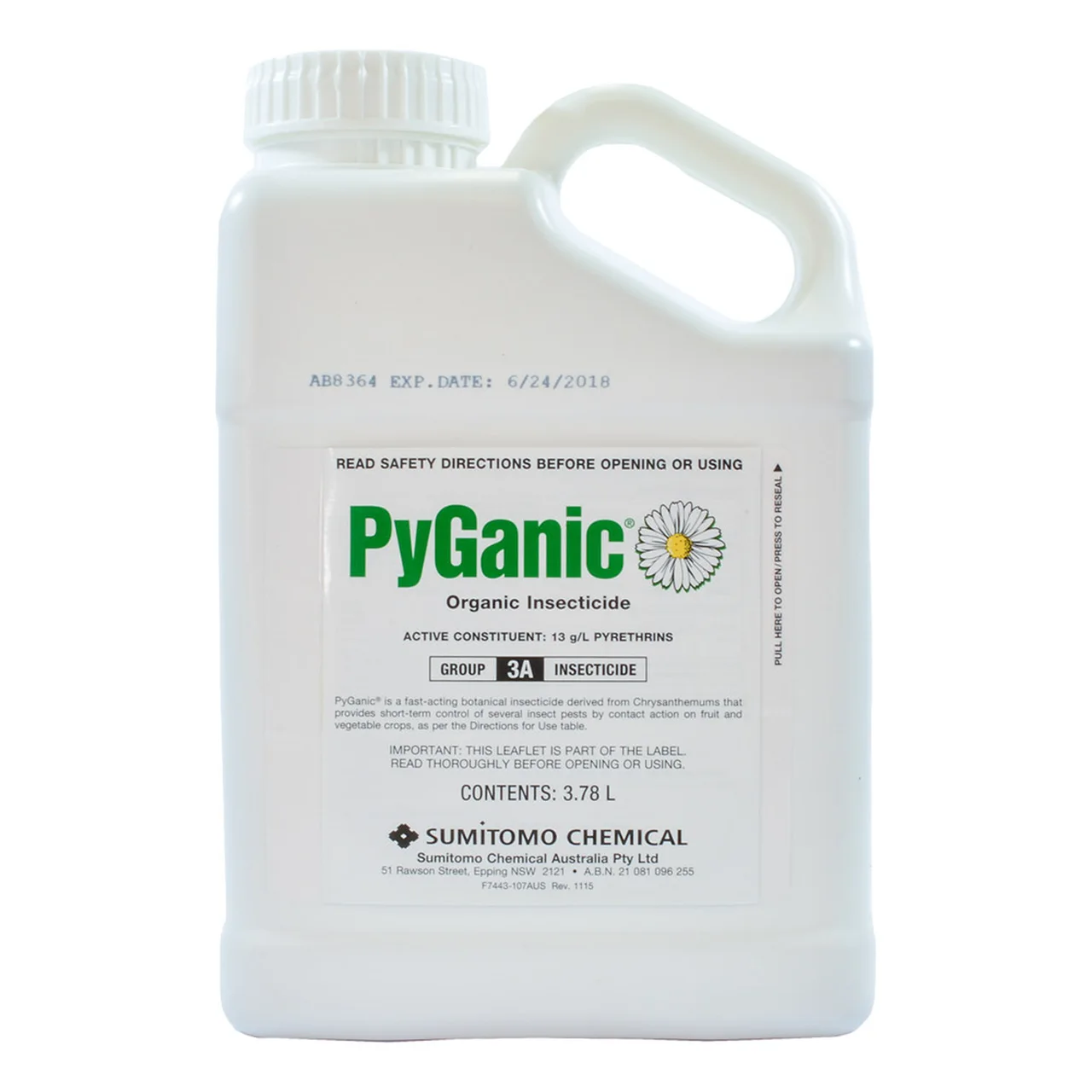 PyGanic Organic Insecticide — 3.78 Litre
