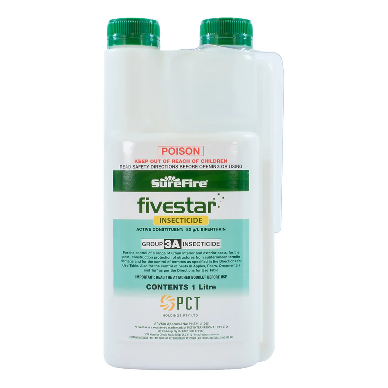 Fivestar Insecticide 80SC — 1 Litre · Each