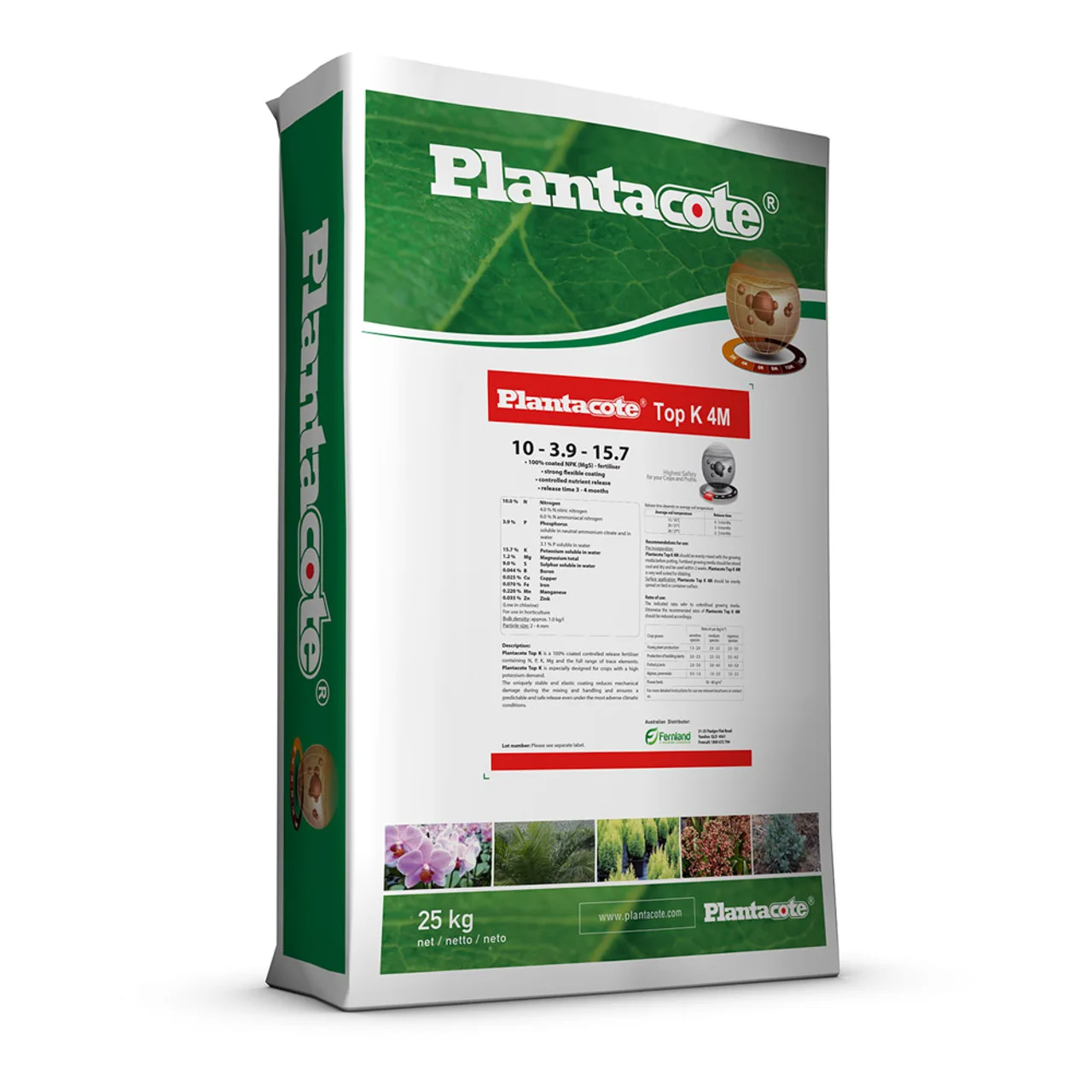 Plantacote Top K Controlled Release Fertiliser — 25kg · 4 Months · Each