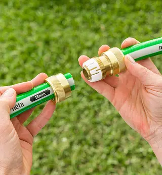 18mm Hi-Flo EZ Brass Hose Joiner