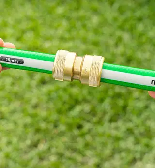 18mm Hi-Flo EZ Brass Hose Joiner