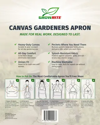 Canvas Gardeners Apron