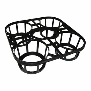 Shuttle Tray with Handle for 200mm Pots - holds 4