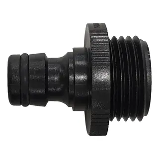 Plastic Adaptor from USA 3/4" NB (1 1/16" OD) to 12mm Click-on