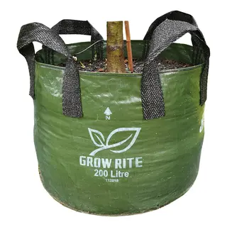 XHD Woven Plastic Plant Bag with 4 Handles, 200L