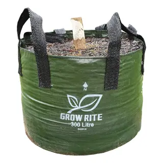 XHD Woven Plastic Plant Bag with 4 Handles, 300L