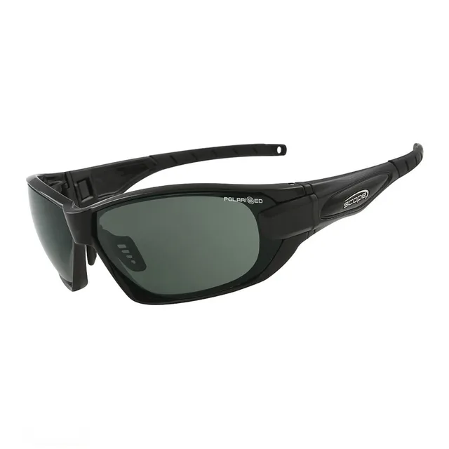 Genisys Black Polarised Lens Safety Glasses