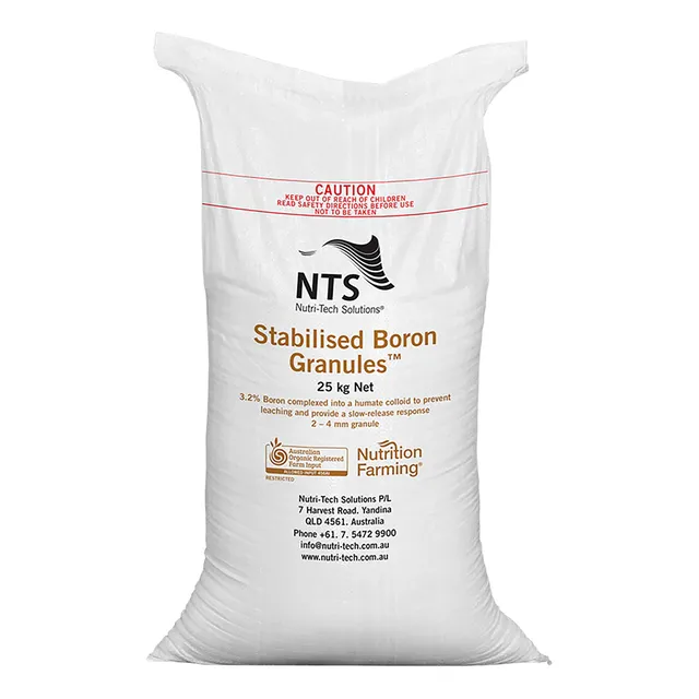 Stabilised Boron Granules | Boron Fertiliser