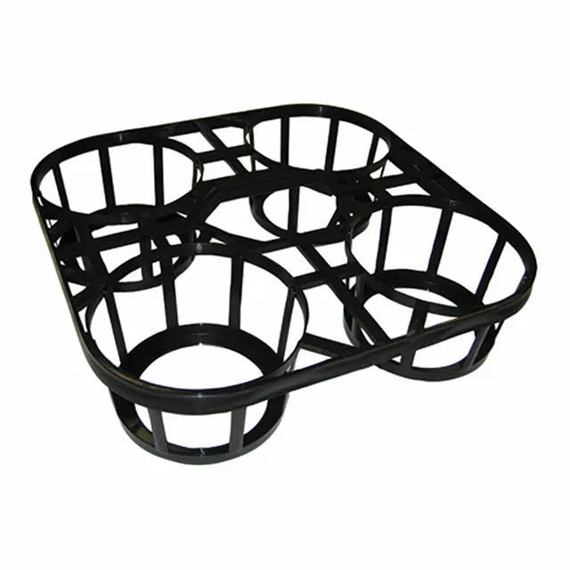 Shuttle Tray with Handle for 200mm Pots - holds 4