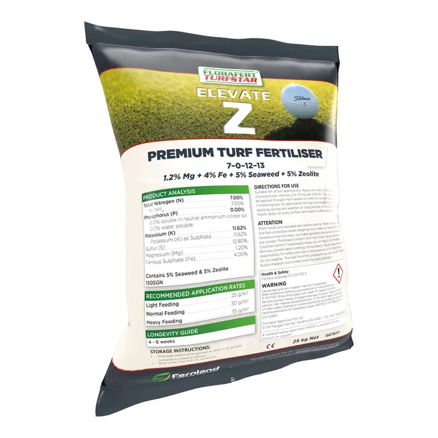 TurfStar Elevate Z Turf Fertiliser with Zeolite