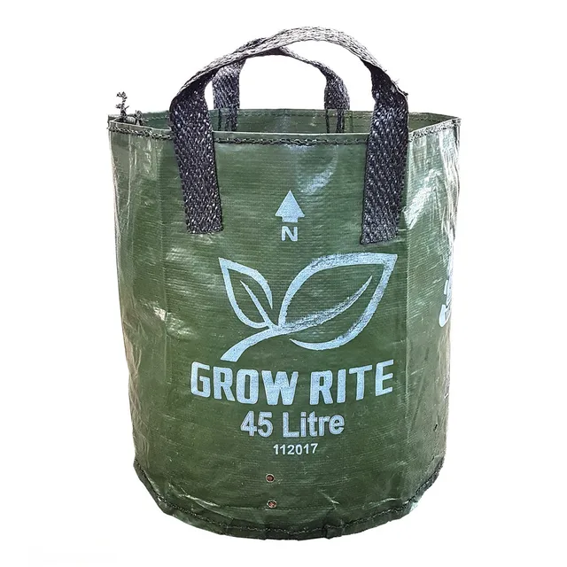 XHD Woven Plastic Plant Bag with 2 Handles, 45L