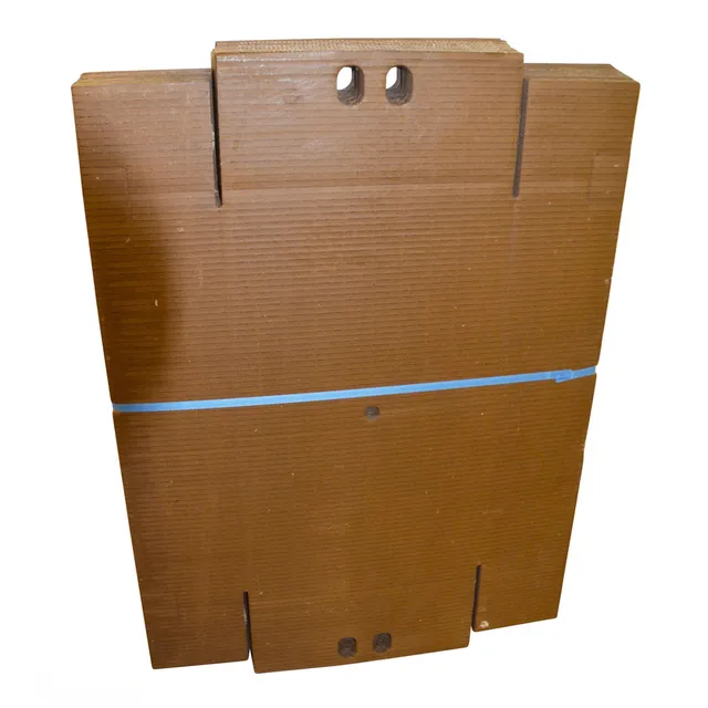Long Waxed Nursery Tray - high side with lugs